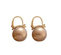 Orecchini con glitter blu temperamento Yet Trendy High End Texture Earrings For Women Orecchini Piercing Argento, Taglia unica, Metallo, Nessuna pietra preziosa