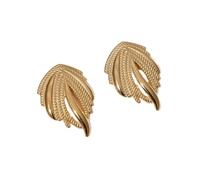 Orecchini con nappa alata placcati oro da donna orecchini con frange a spirale irregolari gioielli alla moda regali