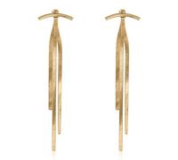 Orecchini con nappe da donna, orecchini a spirale, orecchini placcati in oro alla moda, regali di Natale o di compleanno per madri, fidanzate, sorelle