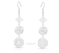 Orecchini Con Nodo Della Strega E Pentagramma Del Tetragrammatone Nodo Celtico Turchese Ciondolo Con Nome Di Dio Protezione Stregoneria Gioielli Pagani Per Donne
