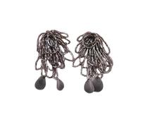 Orecchini con perline di riso con nappe colorate anelli per orecchie pendenti a petalo Earwears Adorments per donne ragazze orecchini unici, Misura unica, come descritto, come descritto