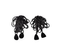 Orecchini con perline di riso con nappe colorate anelli per orecchie pendenti a petalo Earwears Adorments per donne ragazze orecchini unici, Misura unica, come descritto, come descritto