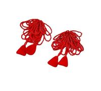 Orecchini con perline di riso con nappe colorate anelli per orecchie pendenti a petalo Earwears Adorments per donne ragazze orecchini unici, Misura unica, come descritto, come descritto