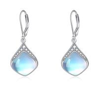 Orecchini Con Pietra Di Luna in Filigrana d'argento Sterling Celtici Irlandesi A Goccia Con Pietra Di Luna Orecchini Pendenti Gioielli Regali Per Le Donne
