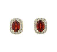 Orecchini con pietre preziose rosse, semplici e di nicchia, accessori per le orecchie da donna, adatti da regalare ad amici e familiari