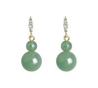 Orecchini con zucca verde, design alla moda, regali di compleanno e abbigliamento casual, accessori da donna