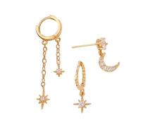 Orecchini contemporanei con gioielli leggeri per il corpo per uno stile versatile, confezione regalo