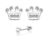 Orecchini Coroncina K032C Inverness 1 Paio
