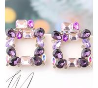 Orecchini Cristallo - Viola