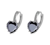Orecchini Cuore Orecchini Da Donna Cerchio Orecchini Donna Piccoli Orecchini Anallergici Orecchini Diamante Earrings For Women Silver Orecchino Ear Cuff Orecchini Moissanite Argento Pendenti