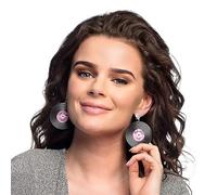 Orecchini da discoteca donna I Costume Annee 50 I Disco Vinyl I Rock n Roll, Carta