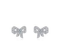 Orecchini da donna 925, orecchini vintage a chiodo con zircone cubico argento gioielli