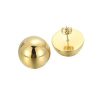 Orecchini da donna a catena orecchini per le donne doppio piercing catena pendente Huggie Hoop Cubic Zirconia Pearl Stud doppio siamesi 3 fori set, Misura unica, Rame