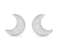 Orecchini da donna a clip Luna Swarovski Bianchi Placcato rodio 5666158