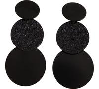 Orecchini da donna a disco tondo geometrici oro nappa per borchia design