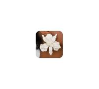 Orecchini da donna a forma di fiore, grandi gioielli floreali eleganti 3D, accessori regalo per le donne, Metallo