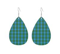 Orecchini da donna a forma di goccia d'acqua, accessori alla moda, stile scozzese, stile scozzese MacLeod di Harris