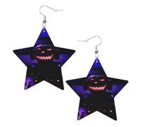 Orecchini da donna a forma di zucca di Halloween con cuffie, orecchini pendenti celesti, gioielli a forma di stella per un versatile