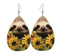 Orecchini Da Donna Animal Sunflower Orecchino In Ecopelle Moda Confortevoli Orecchini A Goccia, Per Wedding, Ouple, Valentine'S Day