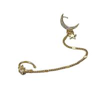 Orecchini da Donna con Catene per Polsini, Clip per Le Orecchie da Ragazza, Maniche per Le Orecchie, Orecchini per Polsini, Orecchini Pendenti, Clip per cartilagine a Spirale Attractive Design