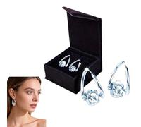 Orecchini da donna con Germanio per Magnetoterapia - Orecchini magnetici per il supporto alla cura della silhouette - Orecchini da donna per la Festa della Mamma, Natale e San (a)