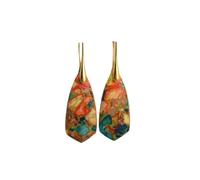 Orecchini da donna con pendente in pino imperatore di colore geometrico - Gioielli di moda unici for le donne(Yellowgreengoldhook)