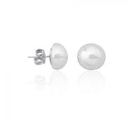 Orecchini Da Donna Con Perla Majorica Di 12Mm E Perla Colore Bianco Mabe 16475.0