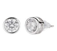 Orecchini da donna di Amen della collezione Diamonds. Gioiello in argento 925 con placcatura rodio e zirconi bianchi. La referenza è: ELPT60BB.