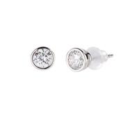 Orecchini da donna di Amen della collezione Diamonds. Gioiello in argento 925 con placcatura rodio e zirconi bianchi. La referenza è: ELPT40BB.