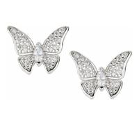 Orecchini da donna di Amen della collezione Diamonds. Gioiello in argento 925 con placcatura rodio e zirconi bianchi. La referenza è: EFAGBBZ3.