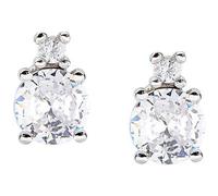 Orecchini da donna di Amen della collezione Diamonds. Gioiello in argento 925 con placcatura rodio e zirconi bianchi. La referenza è: E2SOBBZ.
