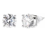 Orecchini da donna di Amen della collezione Diamonds. Gioiello in argento 925 con placcatura rodio e zirconi bianchi. La referenza è: ELP80BB.