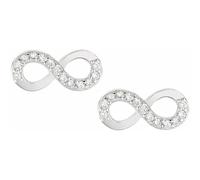 Orecchini da donna di Amen della collezione Diamonds. Gioiello in argento 925 con placcatura rodio e zirconi bianchi. La referenza è: EIBBZ3.