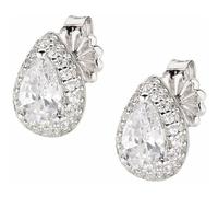 Amen Orecchini "Goccia d'Amore" in Argento con Zirconi