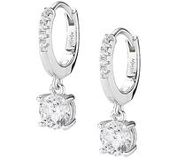 ORECCHINI HUGGIES PUNTO LUCE BIANCO DONNA AMEN