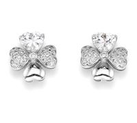 orecchini AMEN quadricuore orecchini in argento Rodio ND scelta=P Rodio EQUBB.R