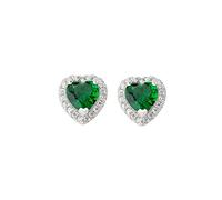 ORECCHINI CUORE DELL'OCEANO VERDE DONNA AMEN