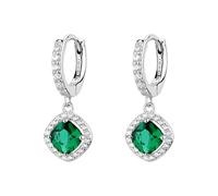 Orecchini da donna di Brosway della collezione Fancy della linea Life Green. Orecchini in argento 925 rodiato, e zirconi verdi. La referenza è: FLG142