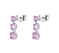 Orecchini da donna di Brosway della collezione Fancy della linea Vibrant Pink. Orecchini in argento 925 rodiato, e zirconi rosa. La referenza è: FVP119