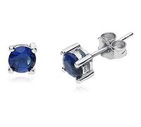 Orecchini da donna di GioiaPura. Il gioiello è realizzato in argento 925 con zircone di colore blu. La chiusura a farfallina. Soggetto: punto luce. La referenza è 028or237bl