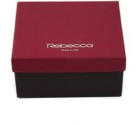 Orecchini da donna di Rebecca della collezione lucciole. Gioiello realizzato in argento placcato oro giallo e pietra nera. Prodotto made in italy. La referenza è slcoon01