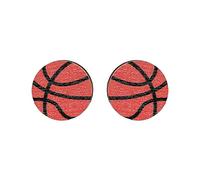 Orecchini da donna gioielli sportivi a forma di cuore sport baseball borchie rugby calcio pallavolo basket orecchini in legno moda donna orecchini gioielli donna, Misura unica, Legno, Nessuna pietra