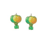 Orecchini da donna in acrilico da donna in vetro di vino possono essere indossati in molte occasioni nella vita quotidiana con un aspetto squisito e molto belli non forati per le donne, 1.6x1.2cm