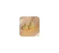 Orecchini da donna in argento dorato, ipoallergenici, leggeri e alla moda, design classico, con diamanti scintillanti, semplici e eleganti, con zirconi e glitter, Taglia unica, Visualizza gli ordini