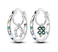 Orecchini Da Donna In Argento Sterling 925 Con Girasole, Sette Stelle, Coccinella, Animale, Pianta, Dolce, Regalo Squisito For Feste(KJE341)