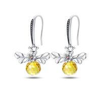 Orecchini Da Donna In Argento Sterling 925 Con Girasole, Sette Stelle, Coccinella, Animale, Pianta, Dolce, Regalo Squisito For Feste(PAE038)