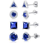 Orecchini da donna in argento Sterling 925 | Orecchini ipoallergenici adatti per orecchie sensibili, leggeri e comodi, adatti per più buchi alle orecchie
