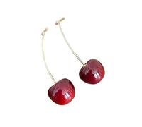 Orecchini da donna in argento Sterling 925, orecchini pendenti alla moda, gioielli per la prevenzione delle allergie, accessori per feste, Taglia unica, Agata
