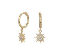 Orecchini da donna in argento Sterling con stella a forma di otto uomini, Metallo