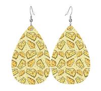 Orecchini Da Donna In Pelle A Forma Di Goccia Chocolate Chip Cookie Lussuoso Orecchini Moda Ciondolo Con Pendente A Goccia Per Accessori Balli Uso Quotidiano